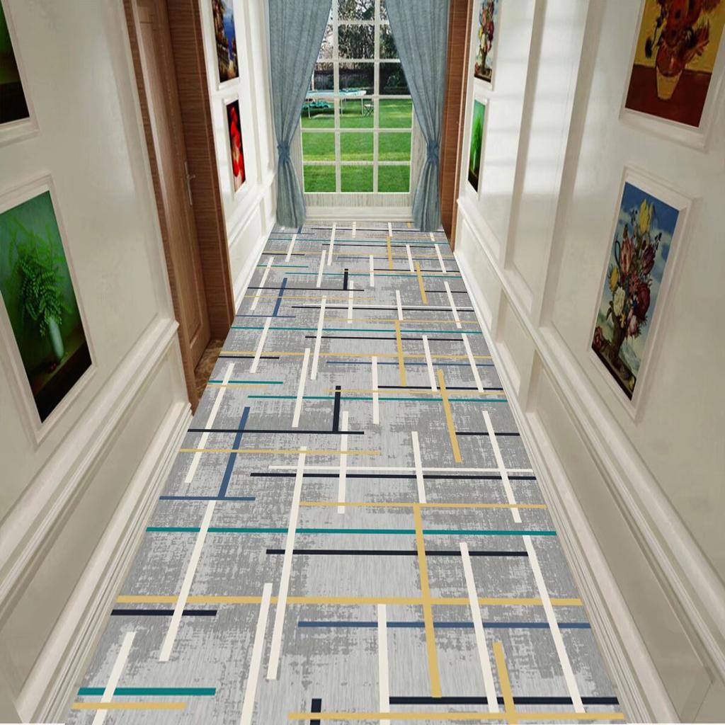 Corridor Carpet Long Hallway Area Rug Geometric Living Room Hall Carpets Kitchen Aisle Mat Room Decoration Floor Mats Alfombra