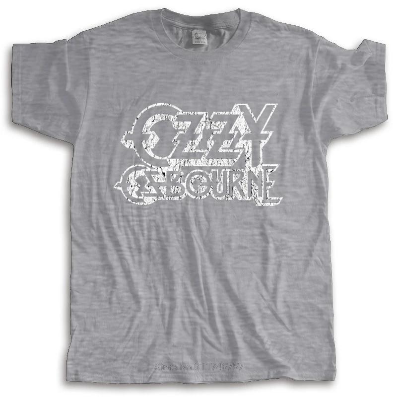 Men Women Summer Top Tees Ozzy Osbourne Vintage Logo Print T-Shirt Summer Paried T Shirts New Fashion Tee-shirt For Daily Wear