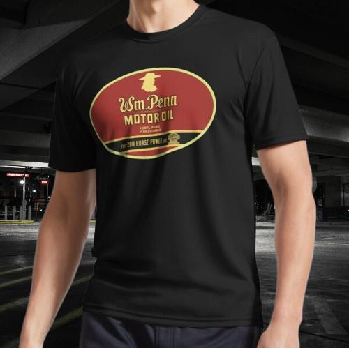 William Penn Motor Oil Active Logo T-Shirt Funny Logo American T-shirt S to 5XL XL