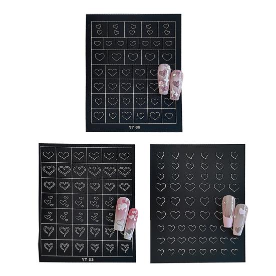 3/6/7/8/9/10 Sheets Nail Art Sticker Self-adhesive Halloween Christmas Butterfly Love Heart Women Fake Nail Decoration Decal
