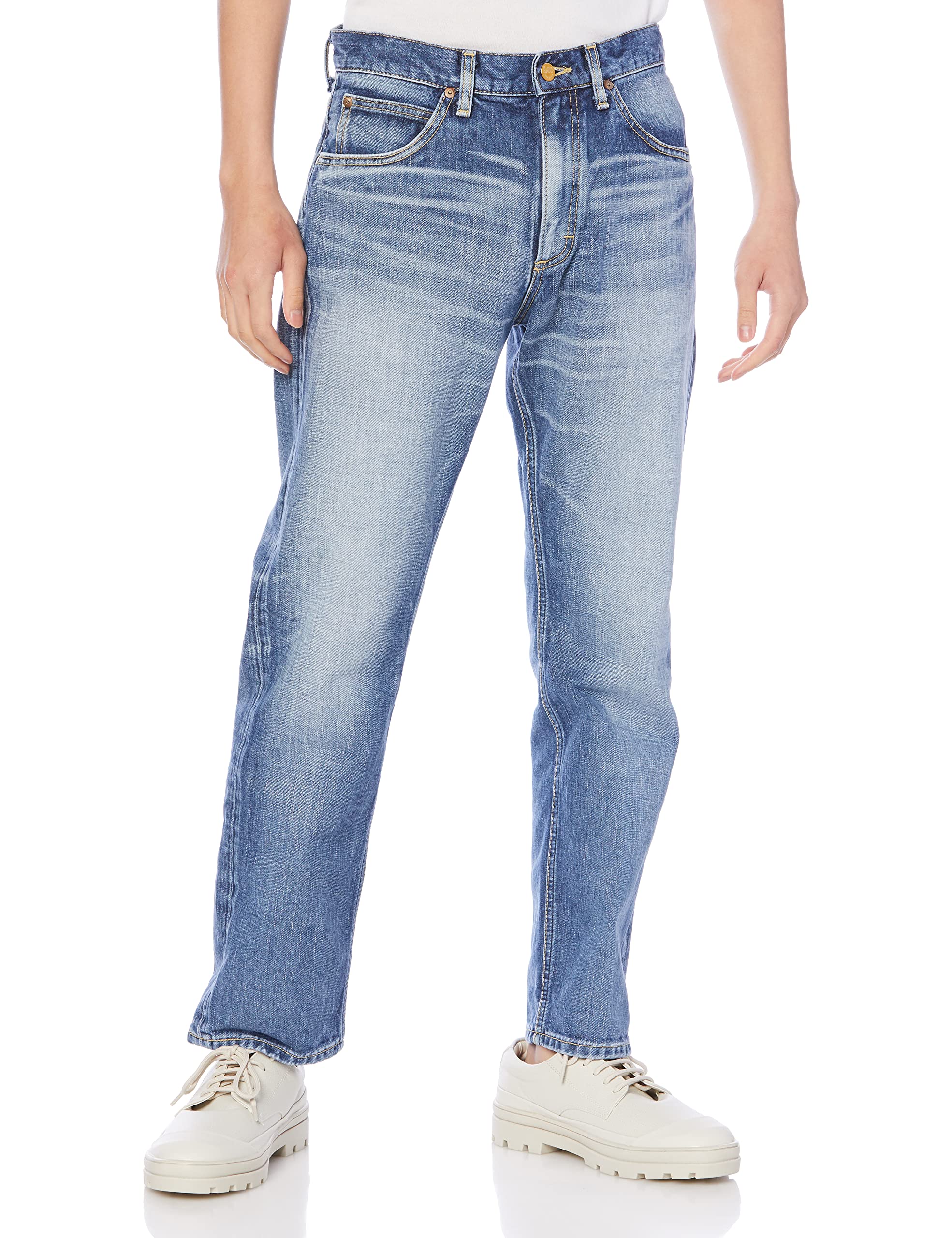 Lee Slim Tapered Denim Pants синий