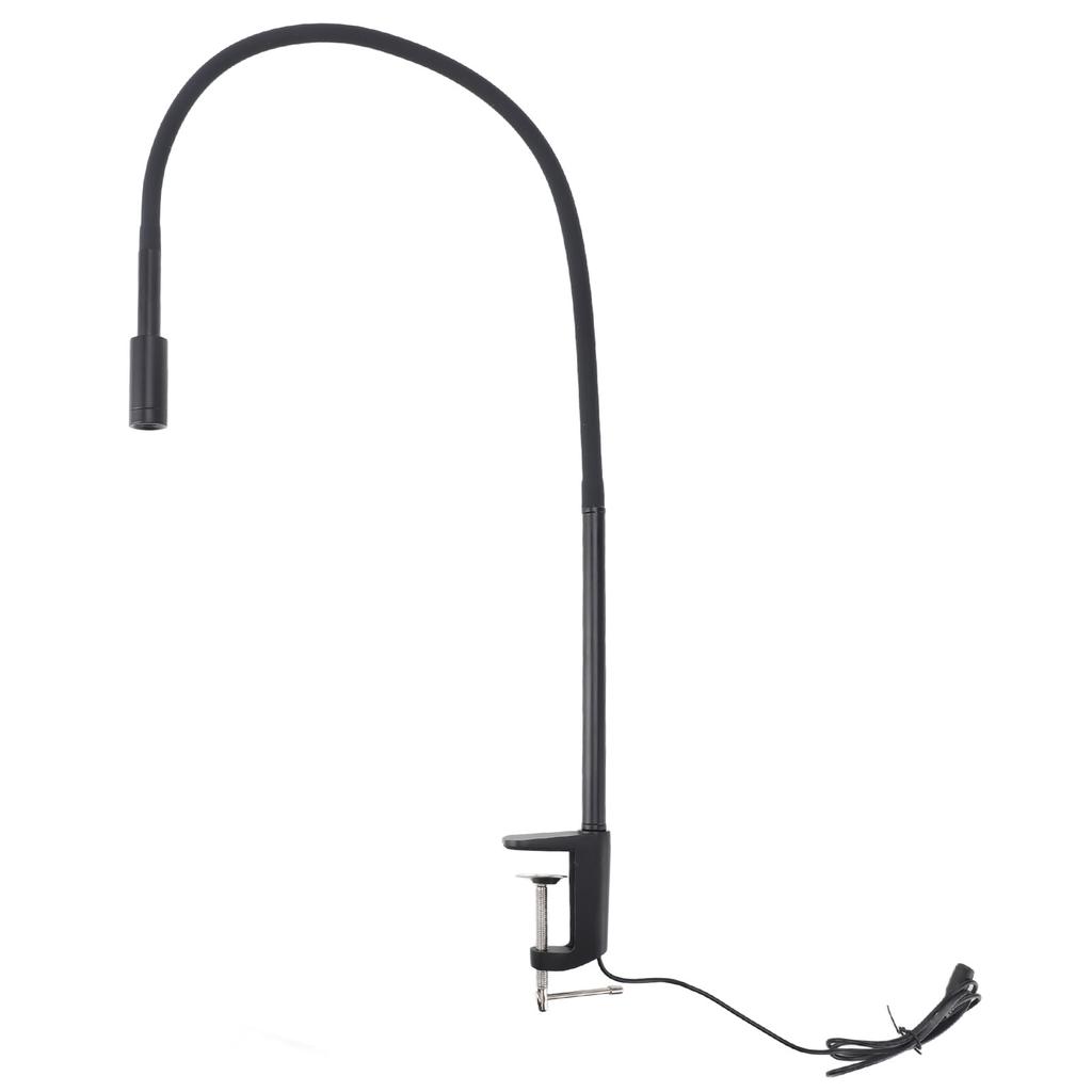 UV LED Schreibtischlampe Nagel Wimpern Lampe mit flexiblem Schwanenhals Klemme Fußpedalsteuerung Tragbar Kleber