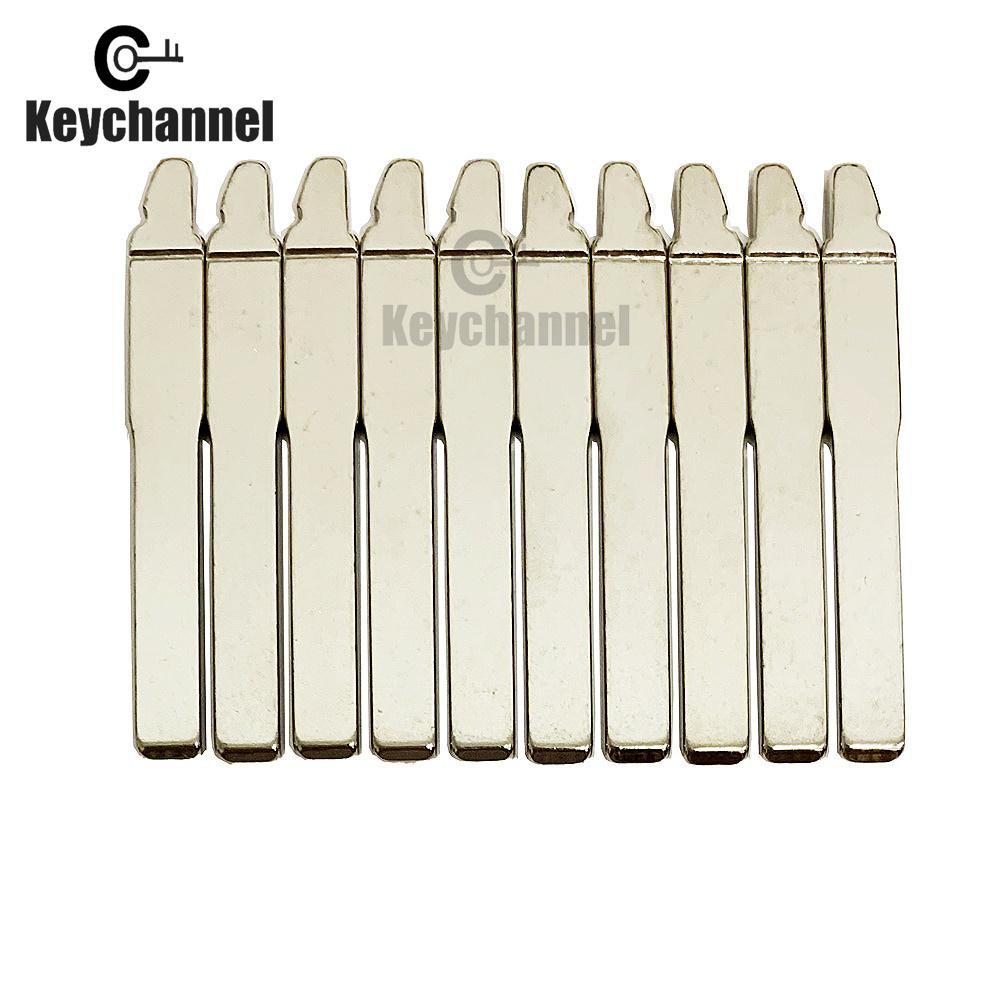 10PCS/LOT Original Car Key Blade HU101 Folding Flip Remote Blank Replacement Fob Shell Blade for Ford Focus NO.98 Remote Blade 10pcs