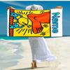 Personalized customized proof beach towel with Untitled Dance pattern - soft, absorbent,quick-drying,perfect swimming,camping&bathing