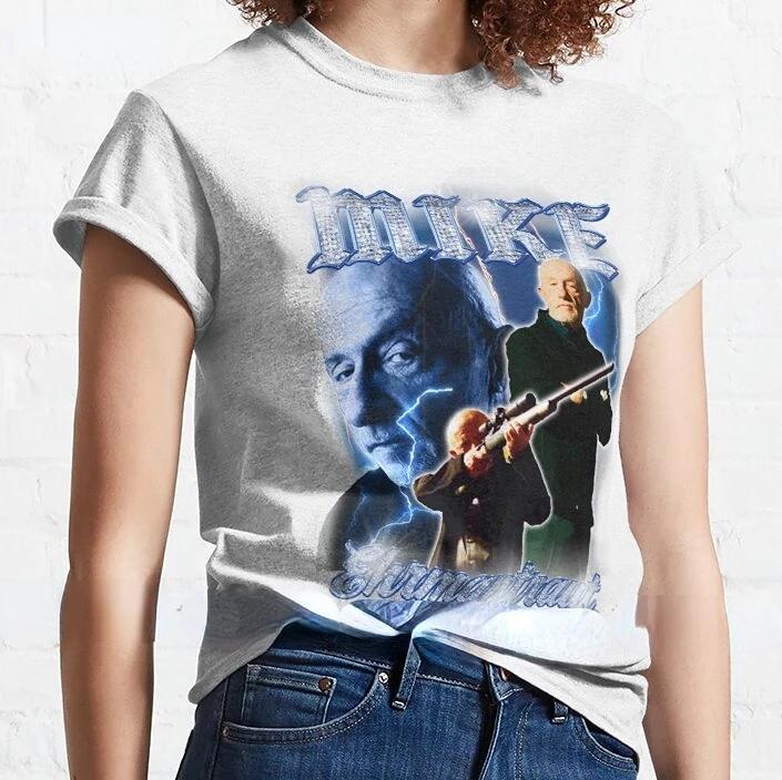 Mike Ehrmantraut Breaking Bad Vintage 90S Retro Bootleg Better Call Saul Classic Tshirt Mens Patriotic Shirt Quality Top