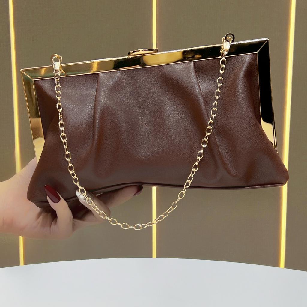 Borsa a mano, Borsa da portare a mano, Borsa con tracolla a catena, Pochette da sera da donna, Borsa da sera, Borsa a tracolla