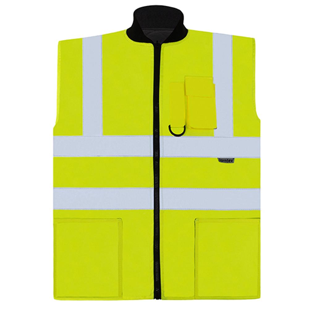 Korntex Unisex Adult Ural Hi-Vis Reversible Body Warmer