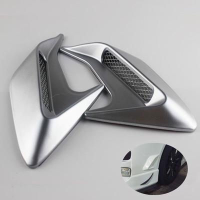 1 Pair Hood Air Flow Intake Auto Car Stickers Side Vent Simulation Air Inlet