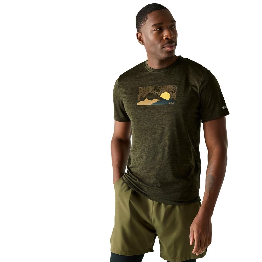 Regatta Mens Fingal Landscape T-Shirt