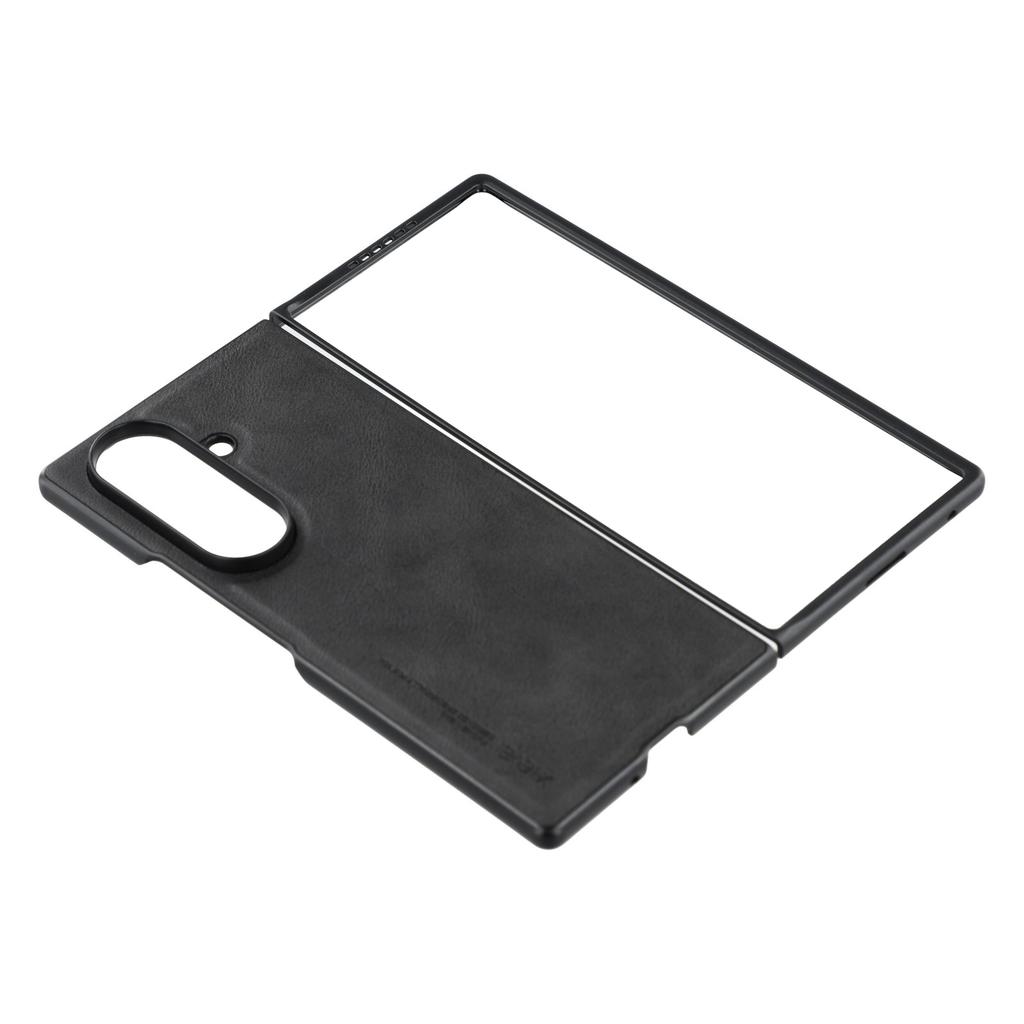 X-LEVEL Bojue-3 Series For Samsung Galaxy Z Fold7 5G Case Leather Coated PC+TPU Phone Back Cover