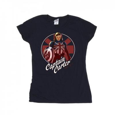 Womens/Ladies What If Captain Carter Cotton T-Shirt