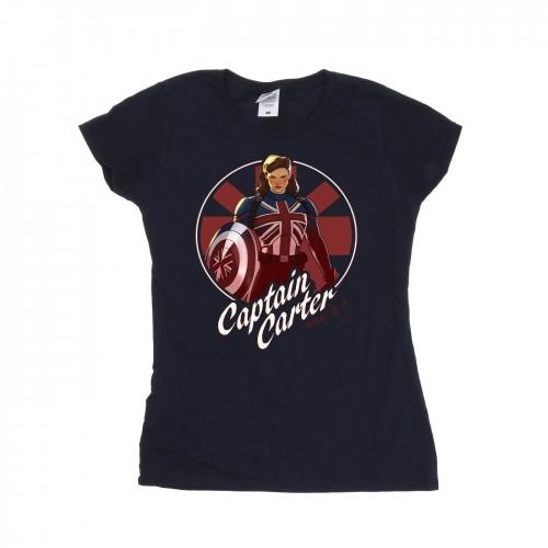 Marvel Womens/Ladies What If Captain Carter Cotton T-Shirt