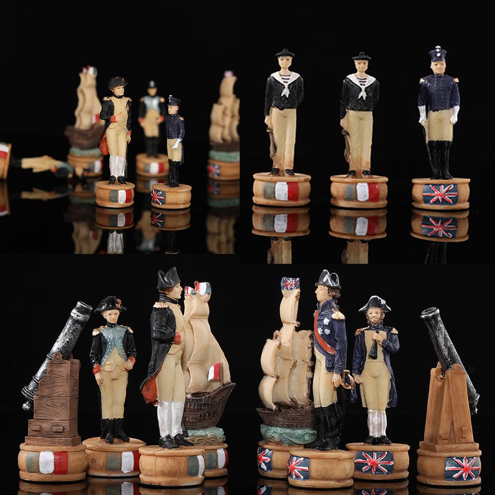 Luxury Chess With 3D Character Design, International Deluxe Chess Set For Chess Lovers And Collectors Puzzle Board Game Card Toy