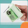 Portable Clip-On Dog Poop Bag Dispenser with Paw Print Design Hands-Free Waste Bag Holder, Durable Plastic for Outdoor Walks & Park Cleanups