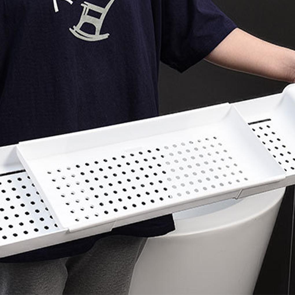 Expandable Bathtub Tray Space-saving And Multi-functional Expandable Bath Table Tray Gift