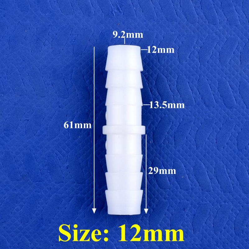 10Pcs/Lot 4~14mm Equal Dia Direct Connectors Food Grade Plastic Hose Joints Aquarium Tank Adapter Air Pump Hose Pagoda Joint Water Pipe Fittings