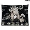 Gaga Wall Tapestry Aesthetic Wall Hanging Printed Fabric Blanket Decorative Tapestries for Bedroom Living Room Home Decor