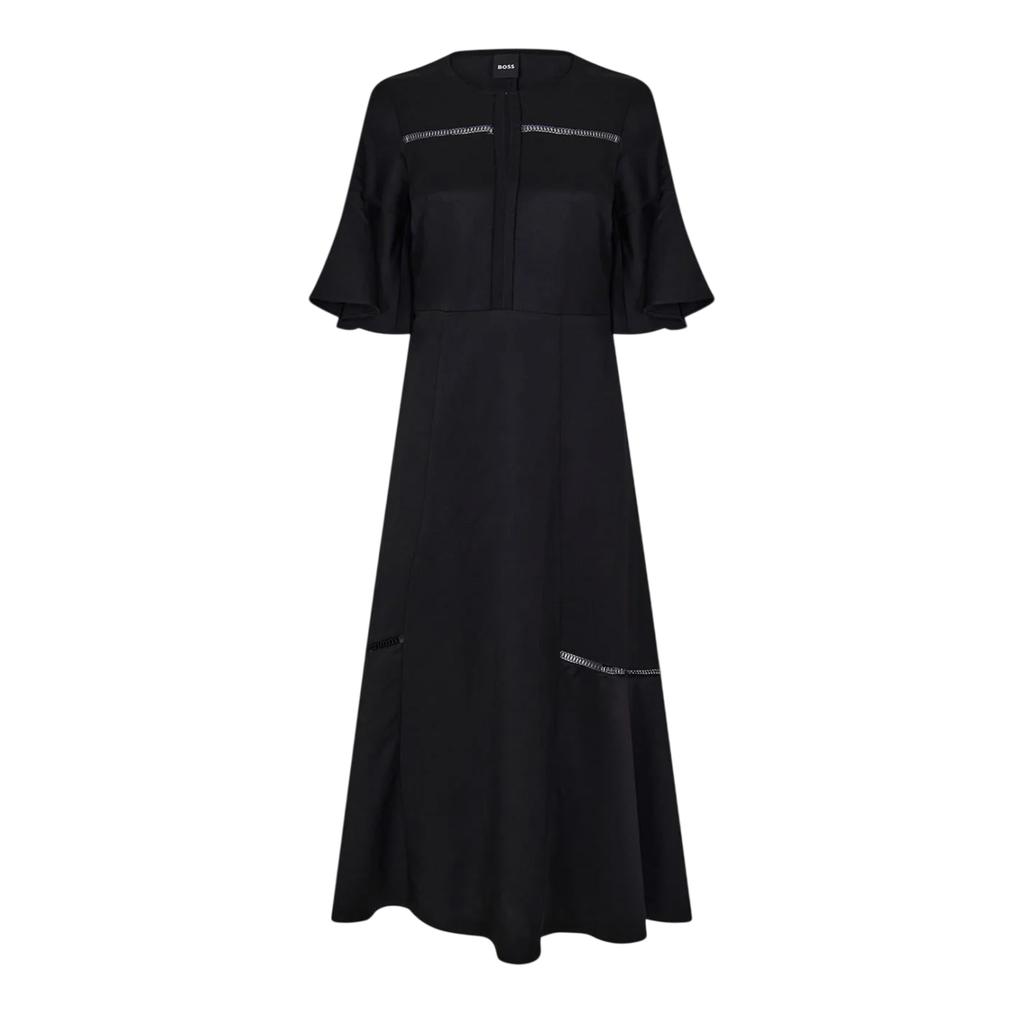 BOSS Womens/Ladies Dileina Maxi Crew Neck Skater Dress