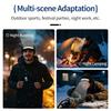 Unisex Musical Hat for Teens Girls Boys Flashlight Cap Knitted Winter Hat with Lights Sports Costume Props Skull Cap