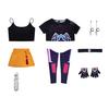 Rumi Inspired Cosplay Costume Korean Style Demon Hunter Outfit Halloween Party Dress Up Accessory for Girls