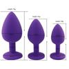 New Silicone Butt Plug Anal Plug Unisex Sex Stopper 3 Different Size Adult Toys for Men/Women Anal Trainer for