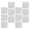 12 Pcs Backsplash Tile Decal Stickers Marble Pattern Self-adhesive Wall Waterproof