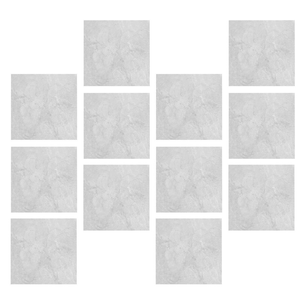 12 Pcs Backsplash Tile Decal Stickers Marble Pattern Self-adhesive Wall Waterproof