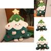 Christmas Tree Man Plush Pillow With Pp Cotton Filling For Holiday Home Decor