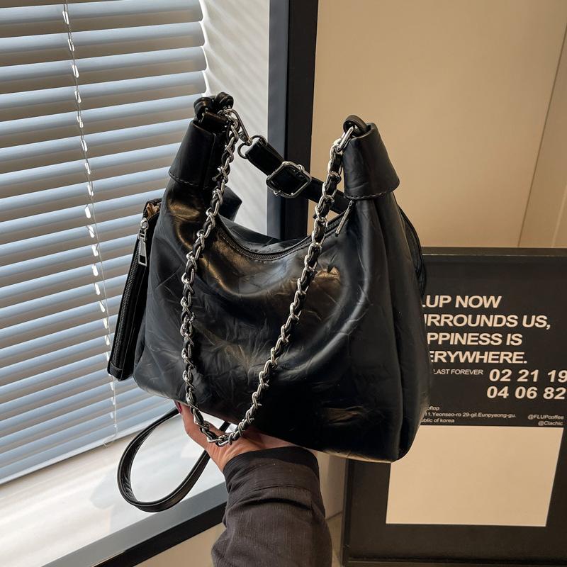 Premium textured bag women's 2025 new chain bag fashionable shoulder underarm bag women's versatile messenger dumpling bag