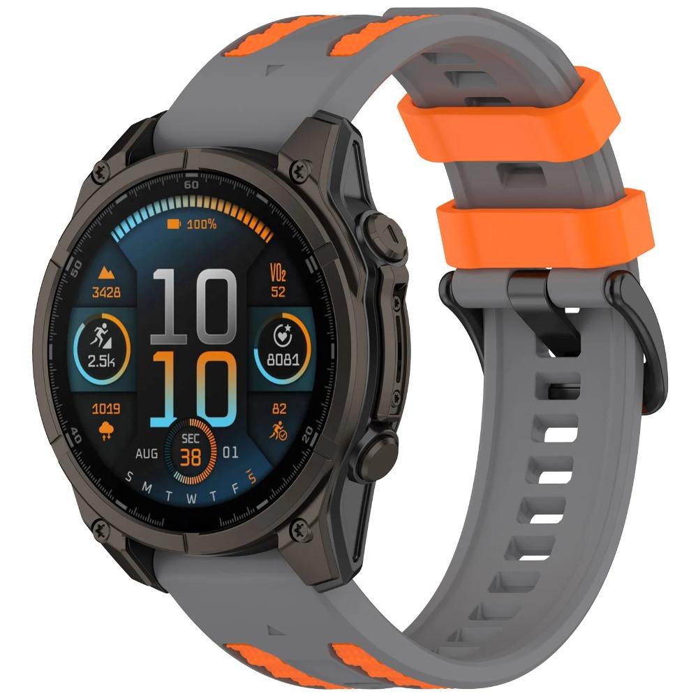 Cinturino in Silicone Quick Fit 22mm 26mm per Garmin Tactix 8 Quatix 8 Fenix 8 51/47mm Braccialetto Garmin Forerunner 970 Instinct 3 45mm