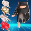 Unisex Motorcycle & Dance Half-Finger Gloves for Nightclub Performance