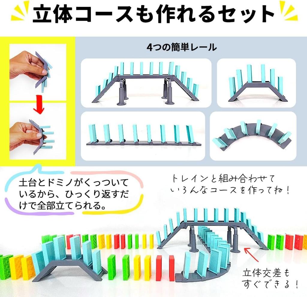 Wrapping Carefully Selected by Japanese Small and Domino Train Airplane Rocket 180 Pieces Educational Toy Domino Toppling Locomotive Train Birthday