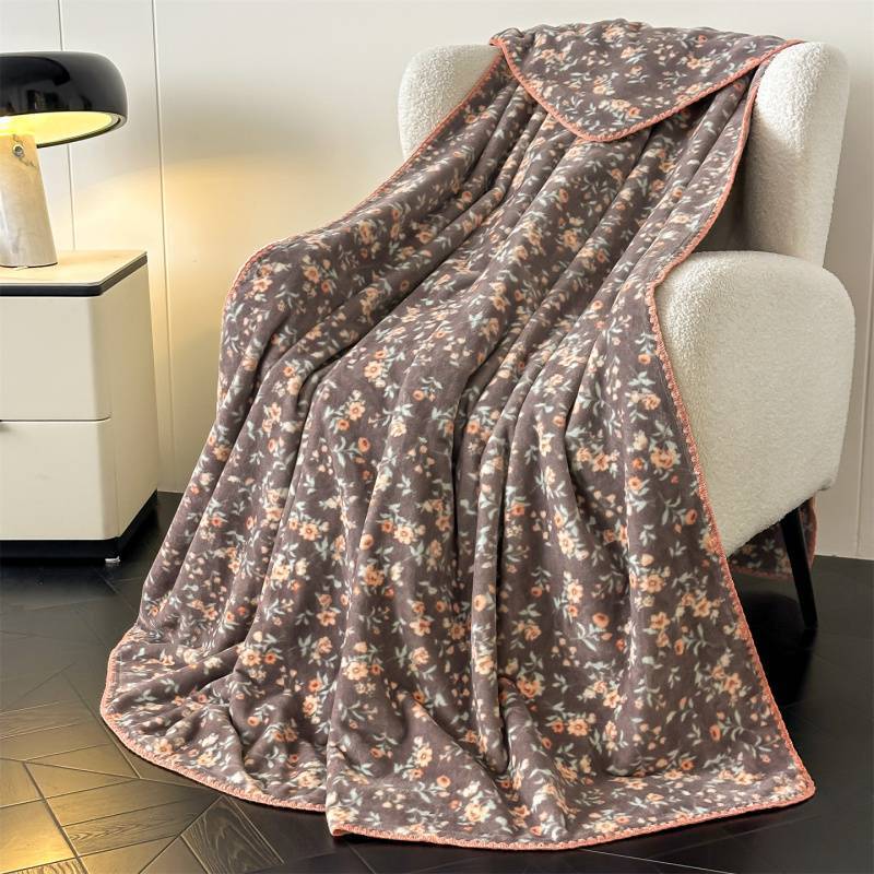 Digital printing blanket blanket can be used on both sides, soft and comfortable, anti-static and no hair loss