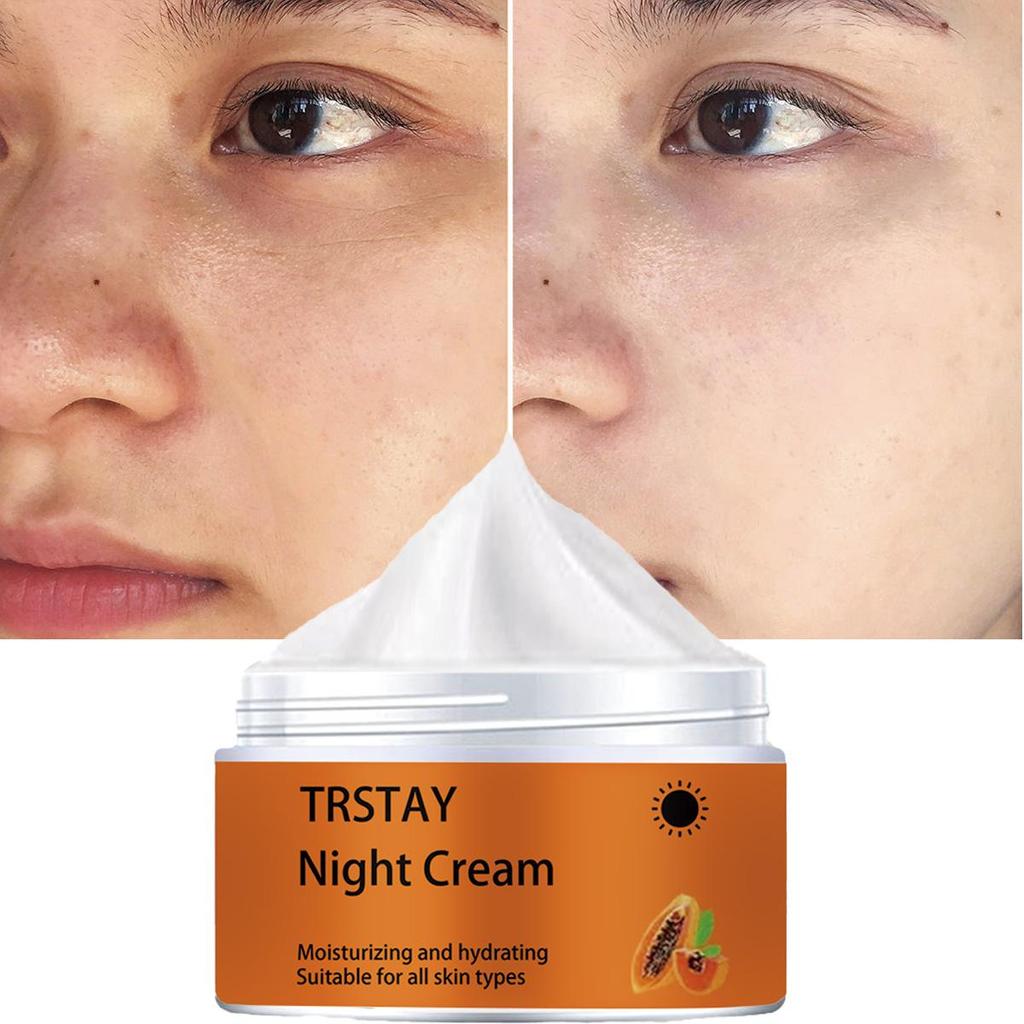 Night Cream Moisturizing Face Serum Hyaluronic Acid Serum Shrinks Pores, Reduces Fine Lines and Nourishes the Skin