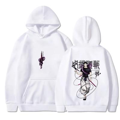 Jujutsu Kaisen Anime Hoodie Herren Fushiguro Toji bedruckt Hip-Hop-Stil Herren Casual Gothic Sweatshirt