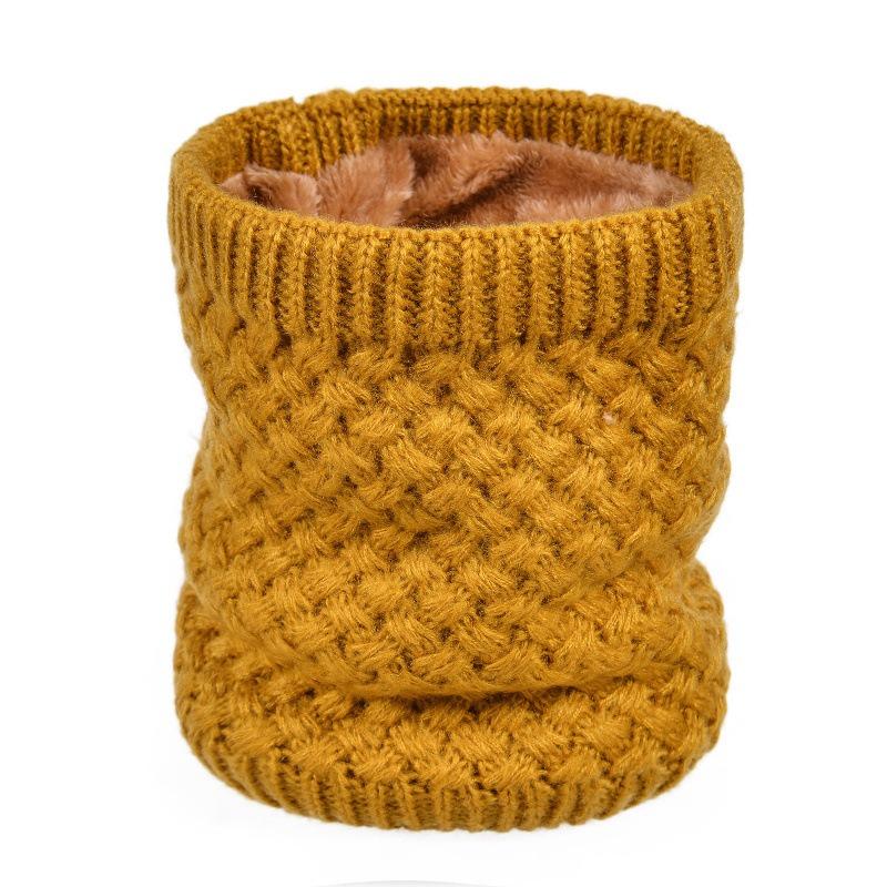 Male and Female Couples Fleece Thickened Single Ring Sleeve Winter Warm Wool Knitted Sleeve