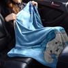 1pc rabbit bow blanket Lightweight Flannel Throw for Sofa Bed Travel Camping Livingroom Office Couch Chair