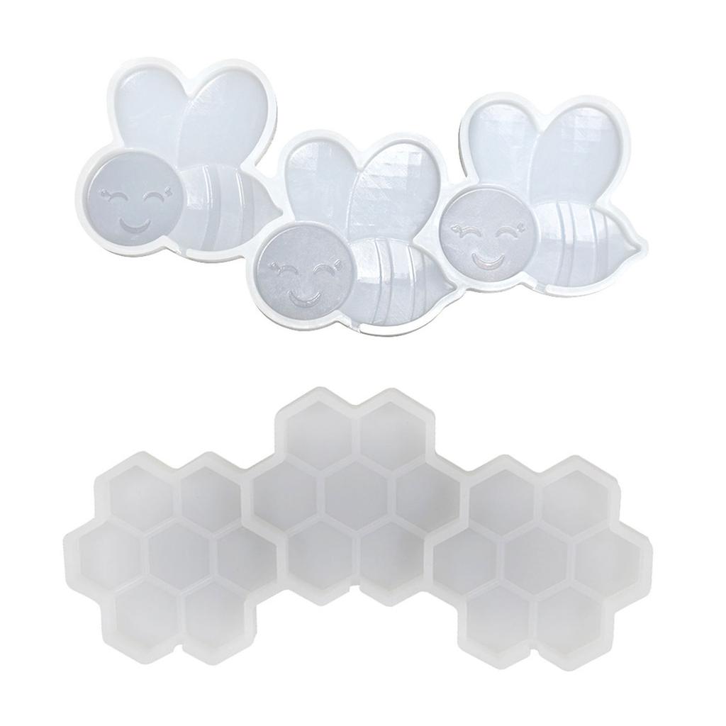 Little Bee- Lollipop Chocolate Fondant Cake Decorations Silicone Moulds DIY Baking Decorating Tools for Dessert Cake