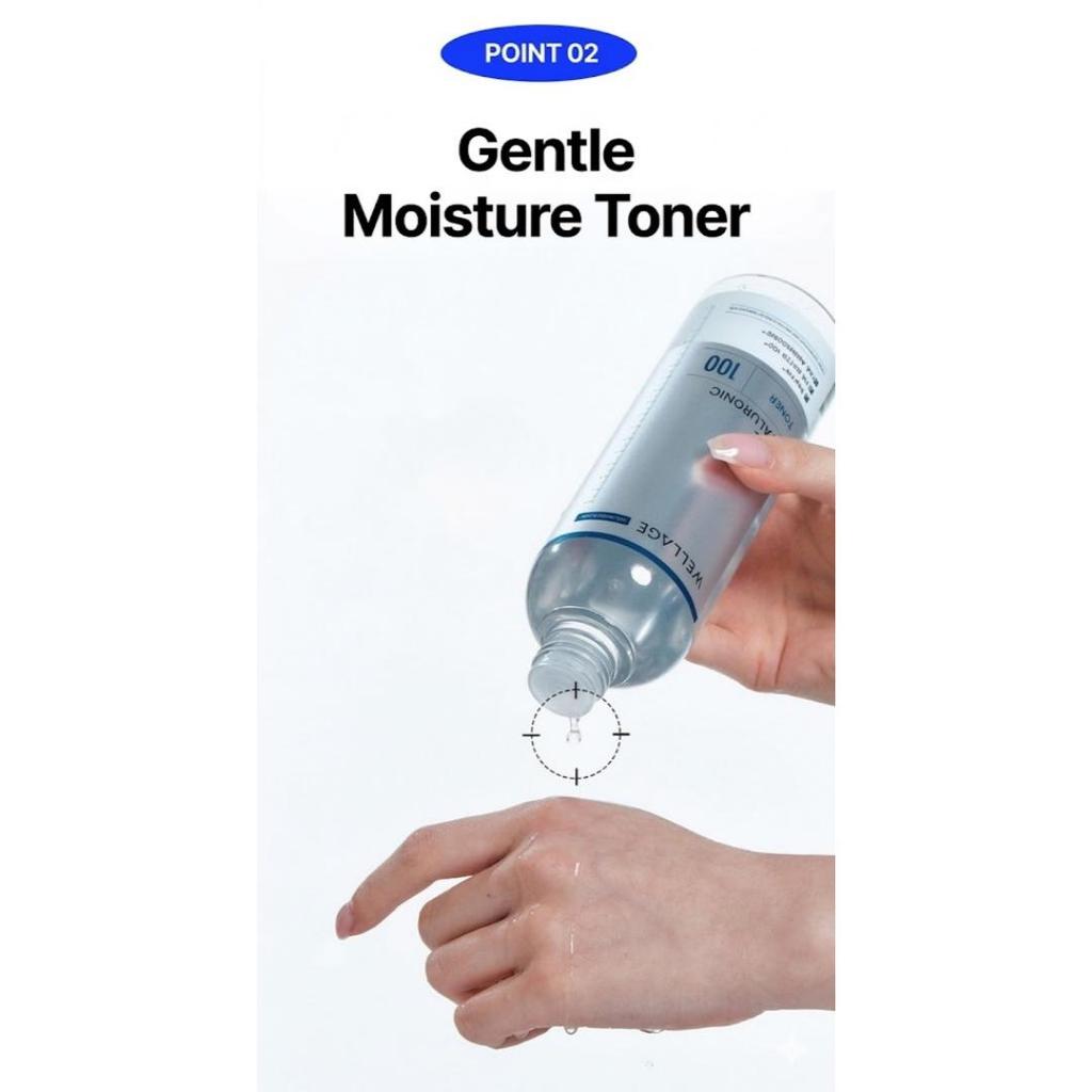 [WELLAGE] Real Hyaluronic 100 Toner 200ml