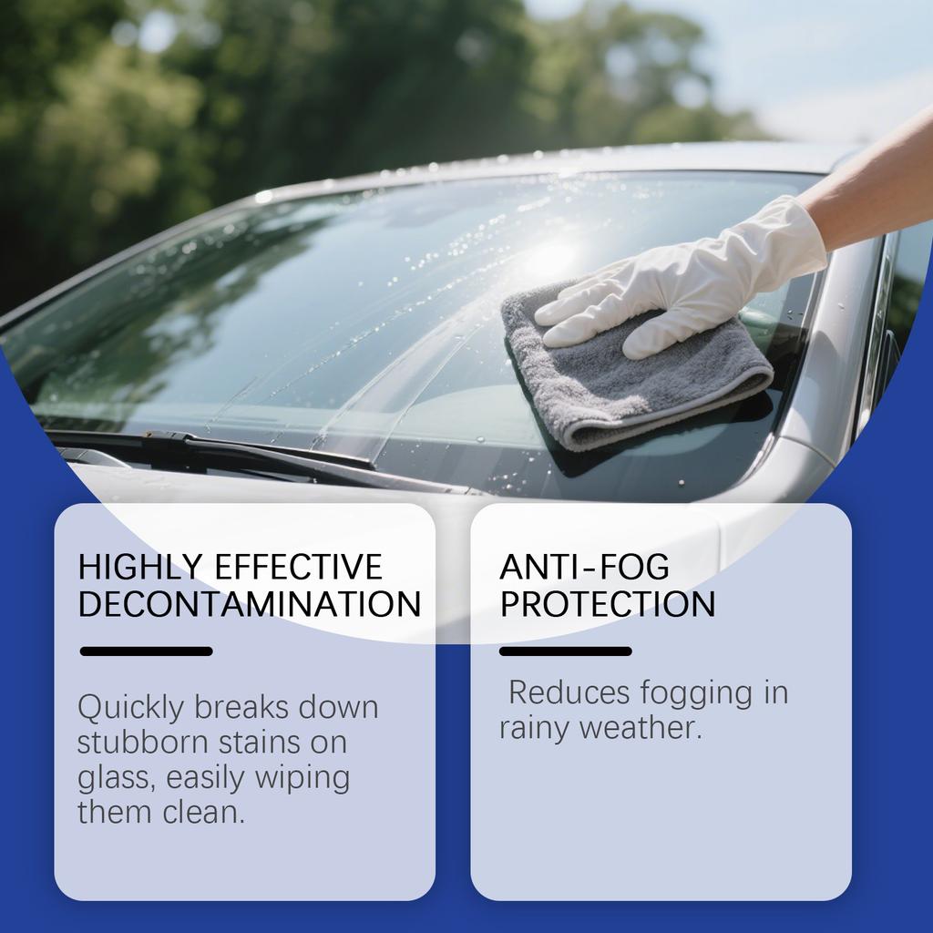 Glass Oil Film Cleaner And Oil Film From Car For Clear Visibility100g