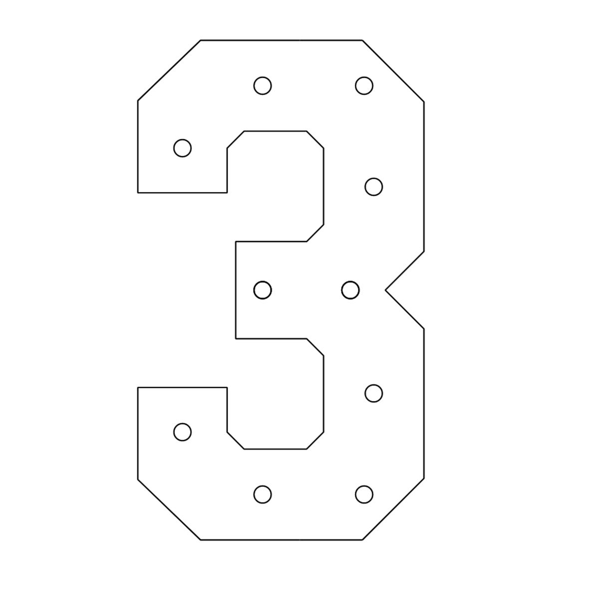 

1 шт. 91,5 см большая рамка для цифр с теплым белым светом 3D KT Board заполненный шар цифровая модель подходит для вечеринок по случаю дня рождения, юбилейных украшений Number 3