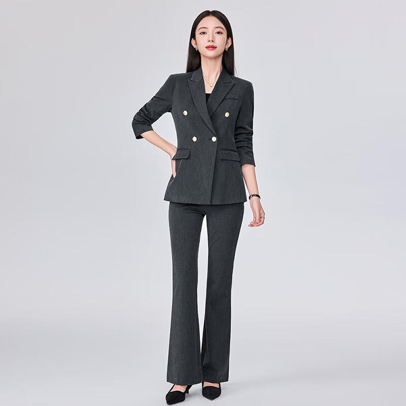 Women's Casual Professional Blazer & Pants Suit Set