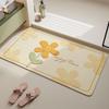 Diatomaceous Earth Quick-Dry, Non-Slip, Dirt-Resistant Bathroom Mat