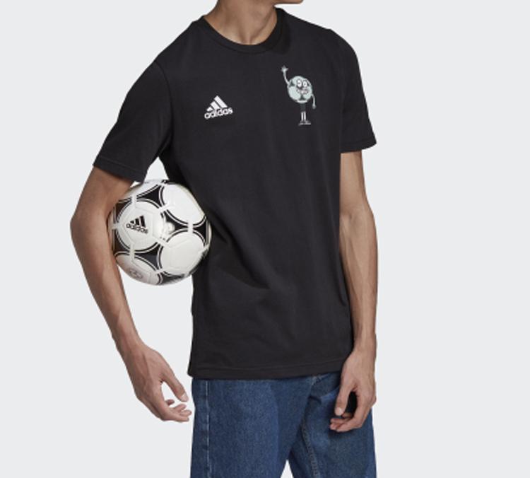 Adidas Soccer Jerseys Men's Black Moderate Straight Fit GE4686