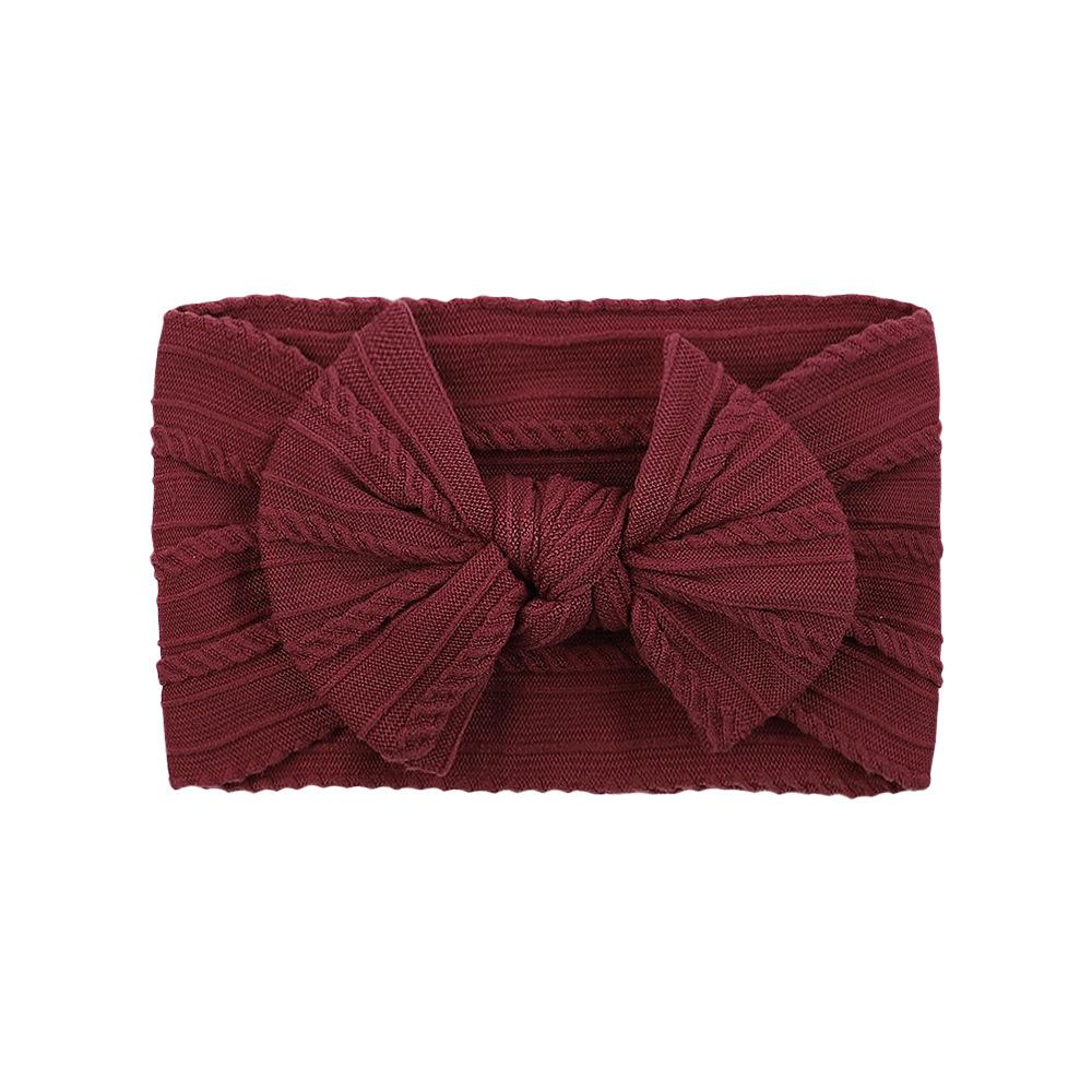 Baby Headband, Elastic Wide Brim Bow Children's Headband