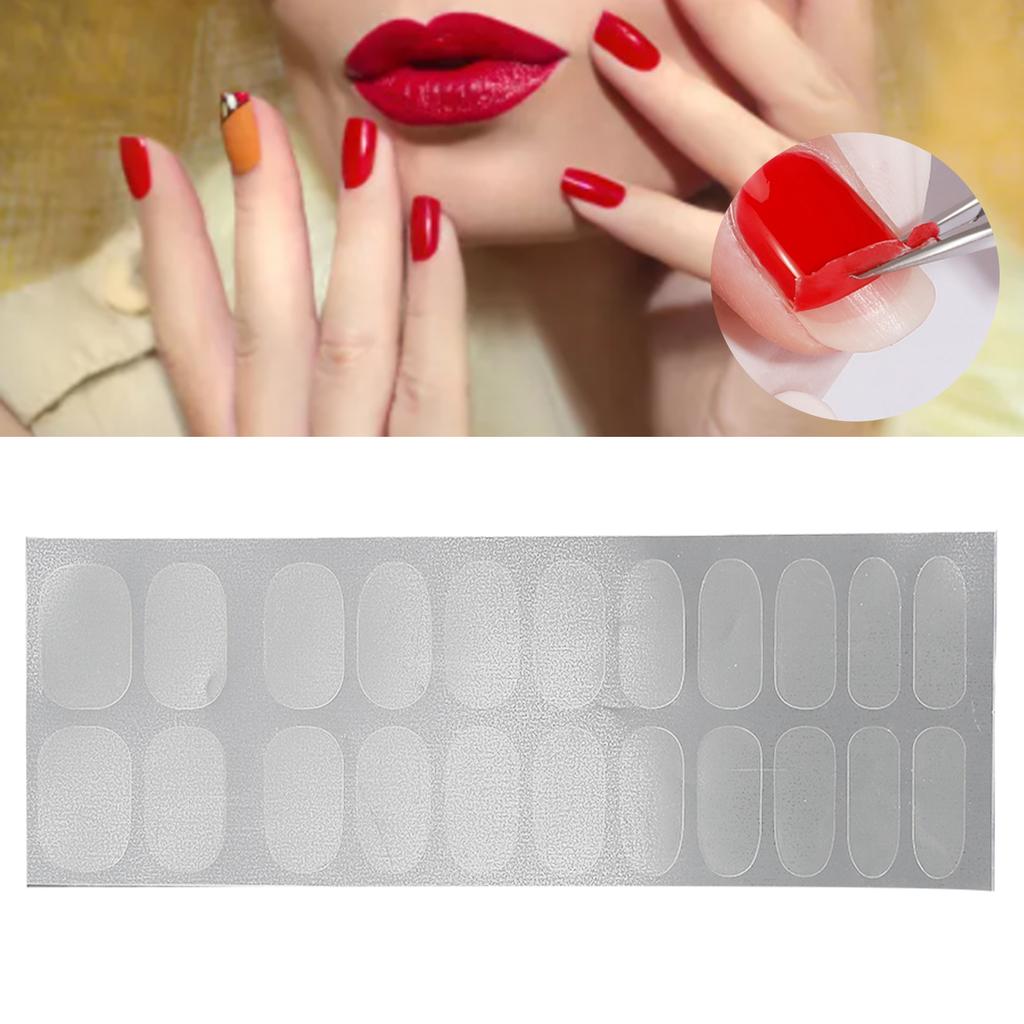 22pcs Nail Salons Nail Polish Protective Strips Household No Harm Nail Guard Manicure Protector