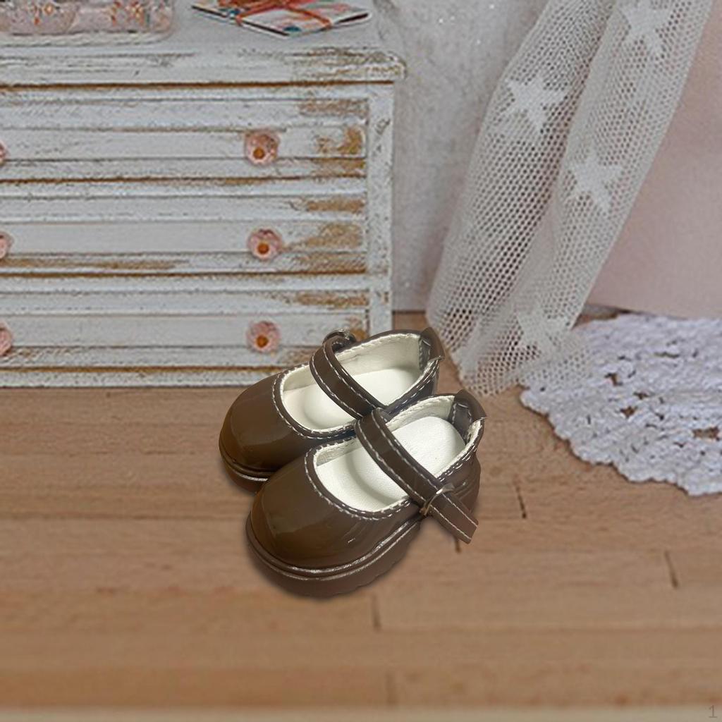 1/4 Female Doll Shoes Action Figure , Cute Mini Fashion Trendy Chunky Miniature Model, Women