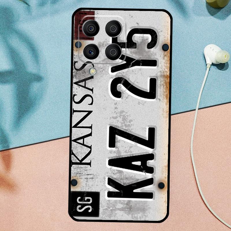 License Plate Number For Samsung Galaxy M14 M34 M54 M20 M06 M16 M12 M13 M15 M35 M55 M33 M53 M21 M31 M32 M52 Case