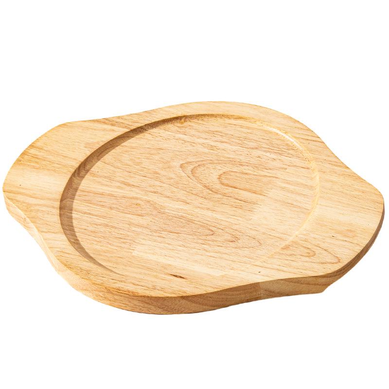 Solid Wood Heat Insulation Pad for Clay and Stone Pots, Iron Plate, Carbon Stove, or Hot Tea with Anti-Scalding Protection.