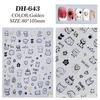 Graffiti Cartoon Kitten Nail Art Stickers - Hand-Painted Puppy & Cat Design